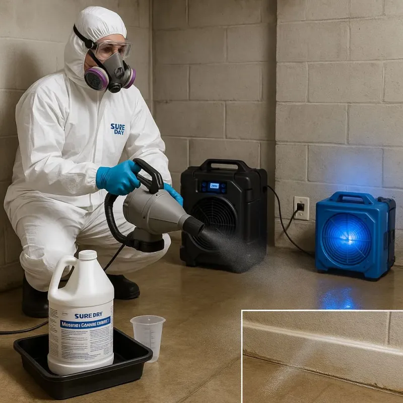 Sanitization and Odor Removal process in Dinwiddie County, VA