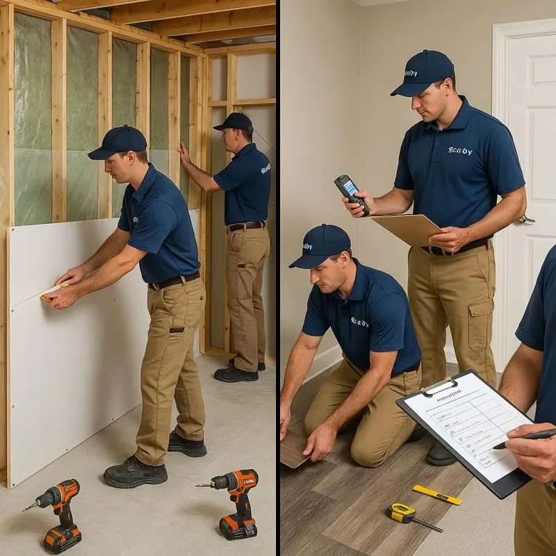 Repairs and Reconstruction process in Dinwiddie County, VA